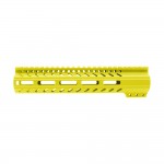 AR-15 M-LOK  Super Slim Free Float Handguard - Cerakote Lemon Zest (OPTIONS AVAILABLE)